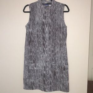Acrobat silk python print dress in medium
